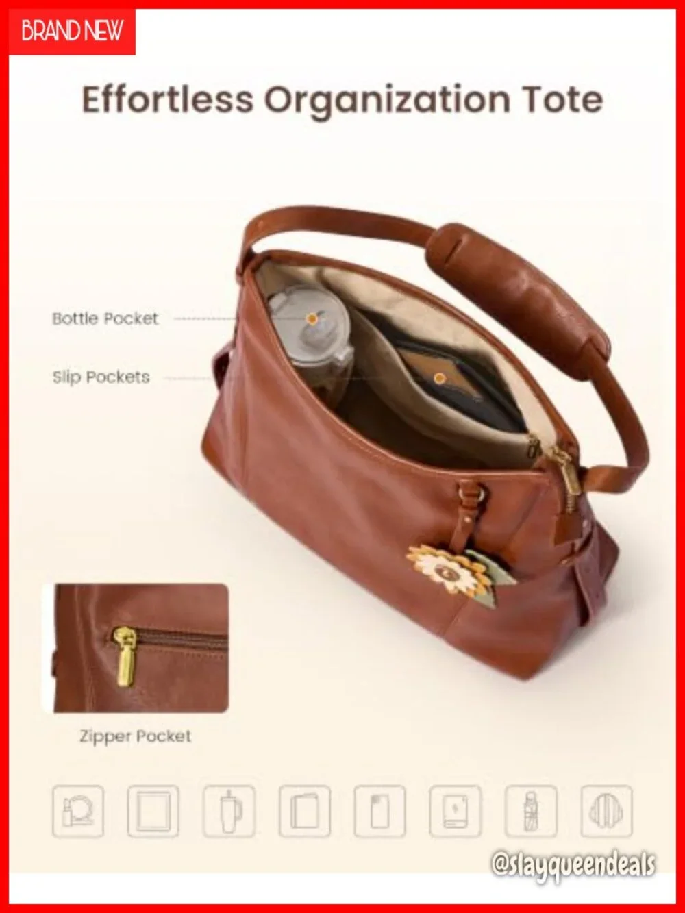 Hobo Shoulder Bag PU Leather Crossbody Purse
